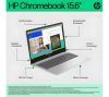 HP Chromebook 15a-nb0504sa 15.6" Laptop Intel N100 4GB RAM 128GB Storage ChromeOS