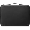 HP 15.6" (39.62cm Black / Silver Padded Laptop Carry Sleeve with Handle and Pockets