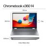 HP Chromebook x360 14bcd0001na 14" 2-in-1 Laptop Intel N200 8GB 128GB ChromeOS