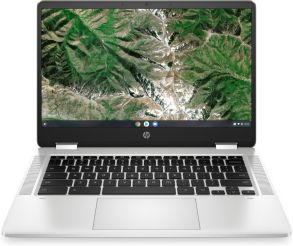 HP Chromebook x360 14a-ca0009na 14" Laptop Intel N4020 4GB RAM 64GB SSD Silver 4N8T3EA