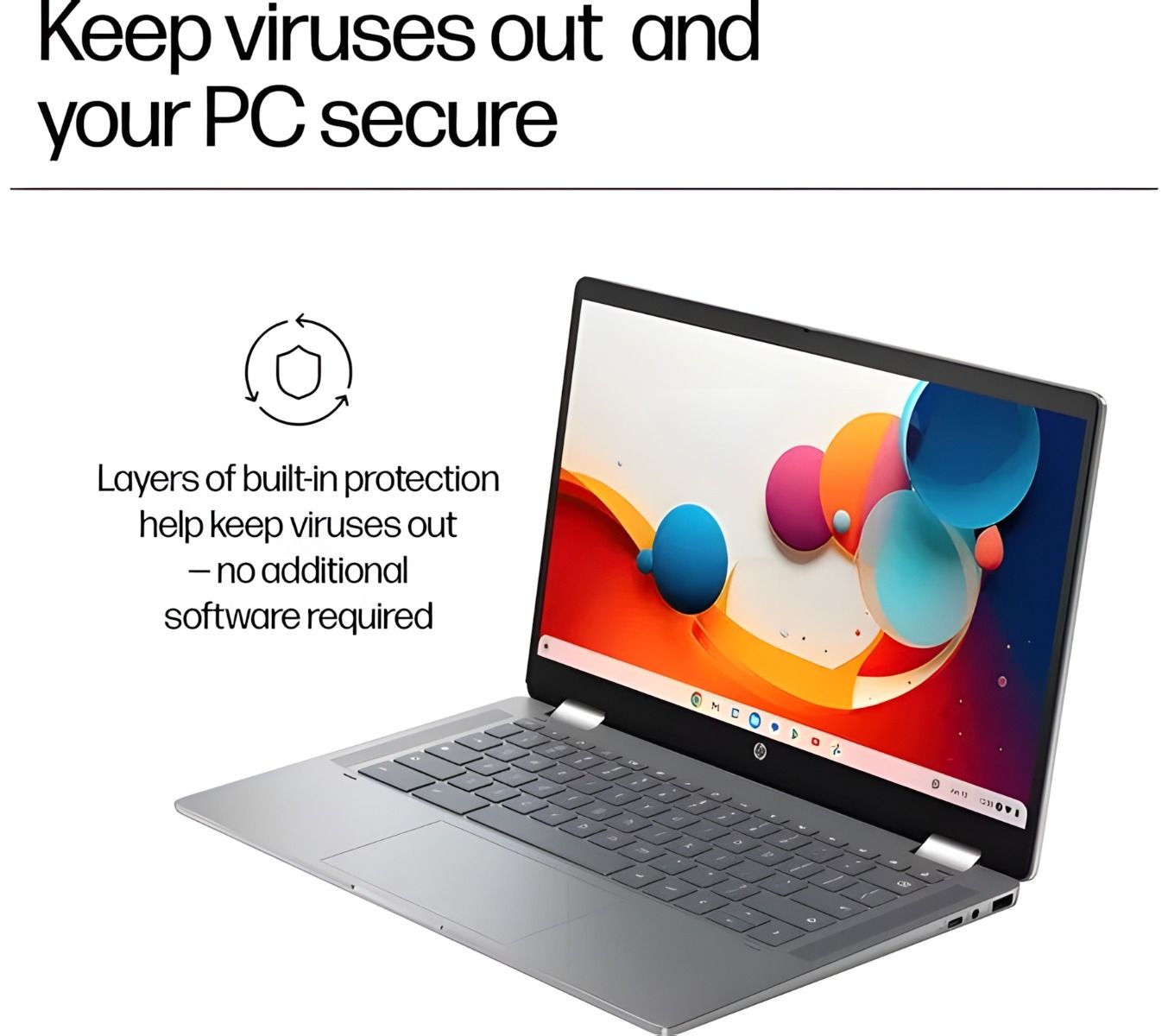 HP Chromebook x360 14b-cd0500sa 14" 2-in-1 Laptop Intel i3 8GB RAM 256GB SSD ChromeOS