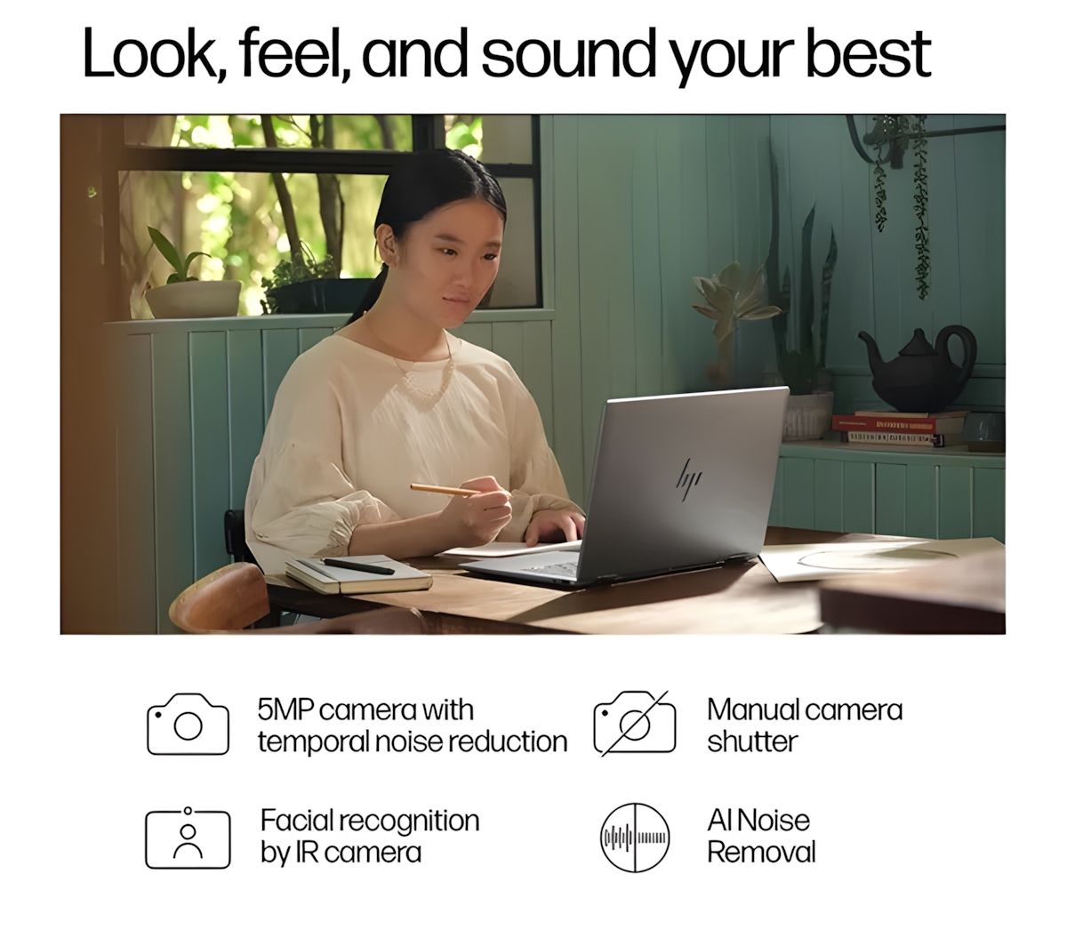 Hp Envy x360 14-fa0502sa 14" 2-In-1 Laptop AMD Ryzen 5 16GB RAM 512GB SSD