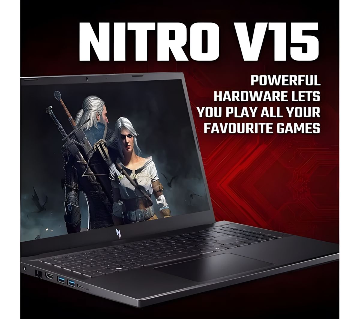 Acer Nitro V 15 ANV15-41 15.6" Gaming Laptop AMD Ryzen 7 16GB RAM 512GB SSD RTX 4060