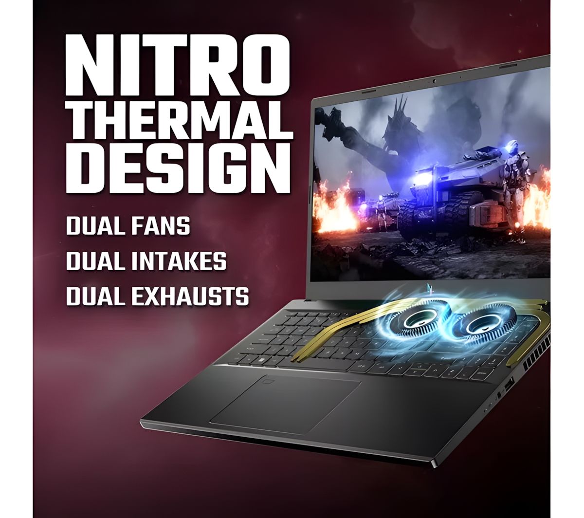 Acer Nitro V 15 ANV15-41 15.6" Gaming Laptop AMD Ryzen 7 16GB RAM 512GB SSD RTX 4060