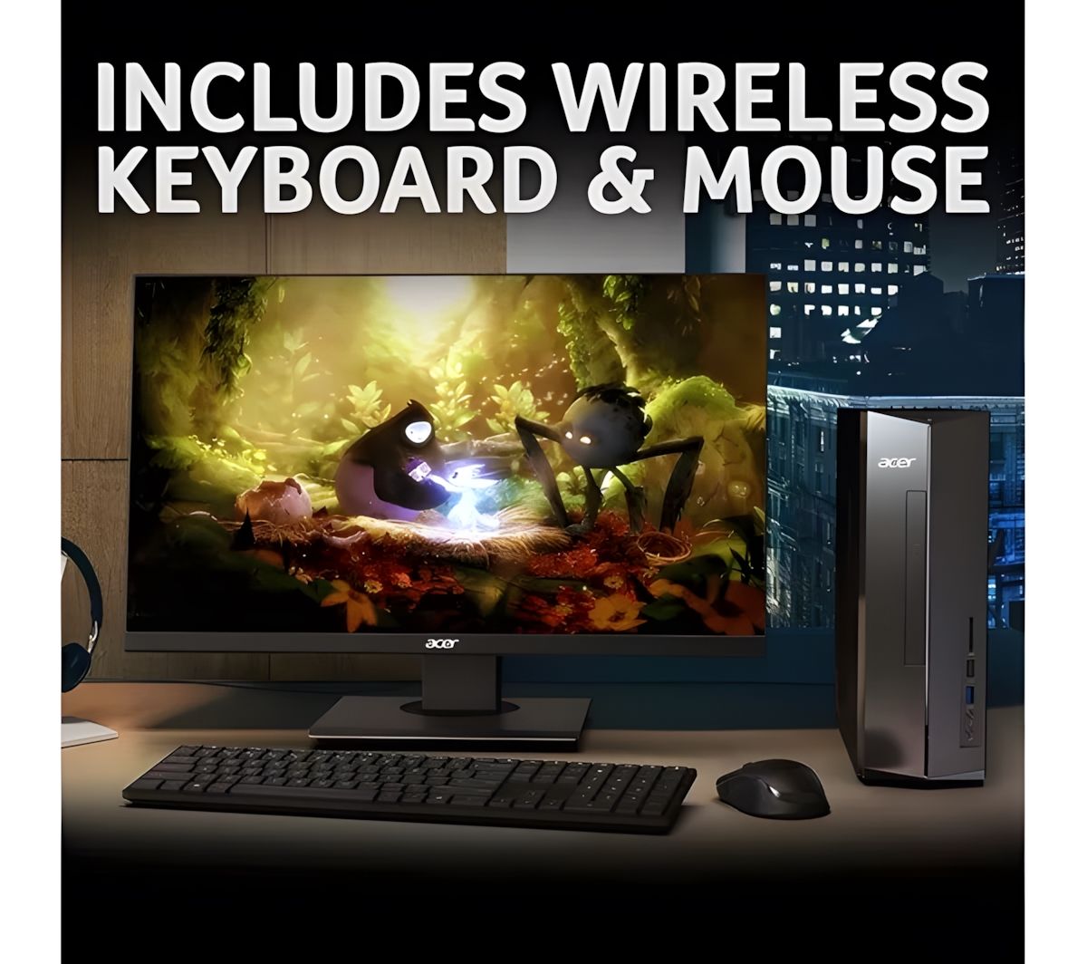 Acer Aspire XC-1780 SFF Desktop Intel Core i5 8GB RAM 512GB SSD Black