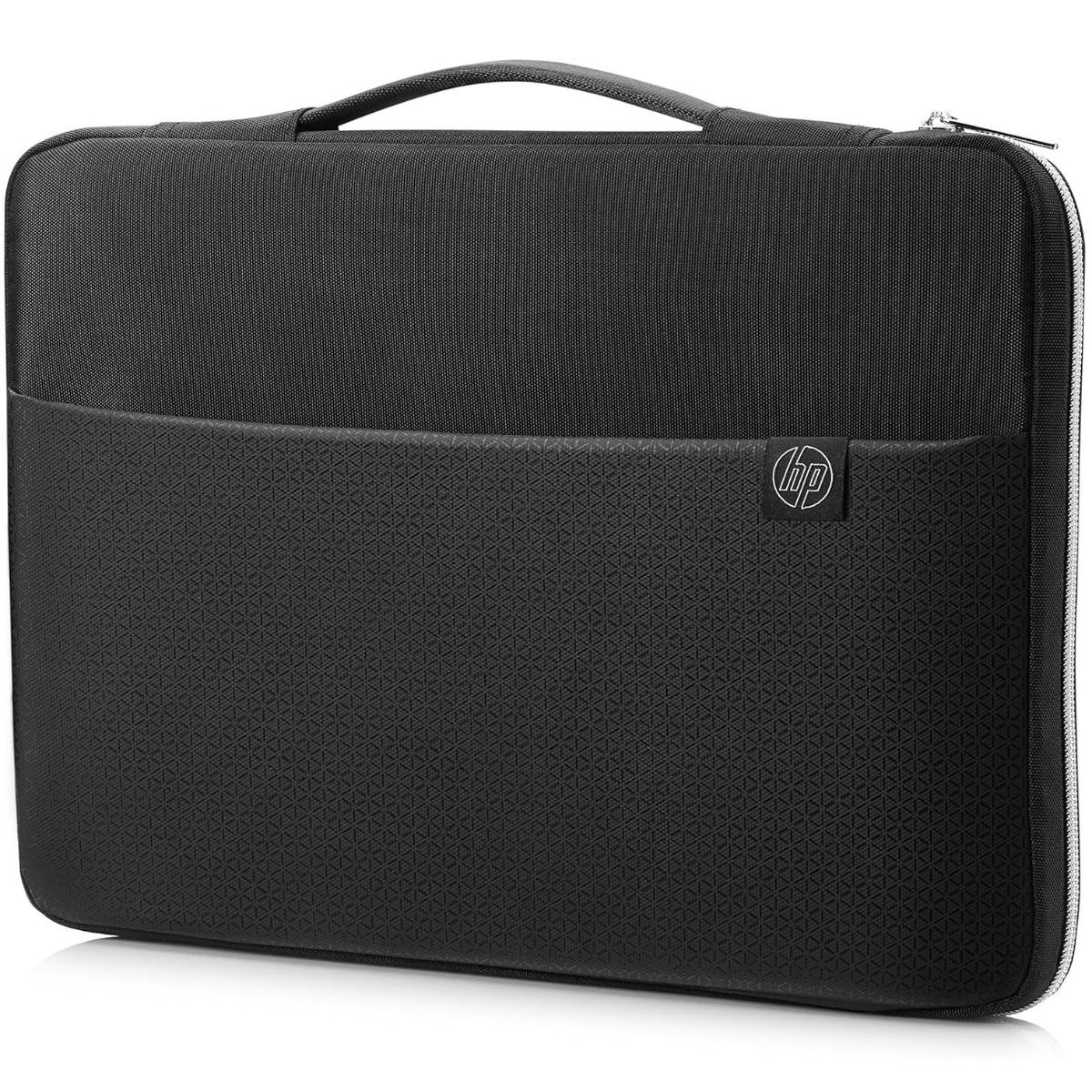 HP 15.6" (39.62cm Black / Silver Padded Laptop Carry Sleeve with Handle and Pockets