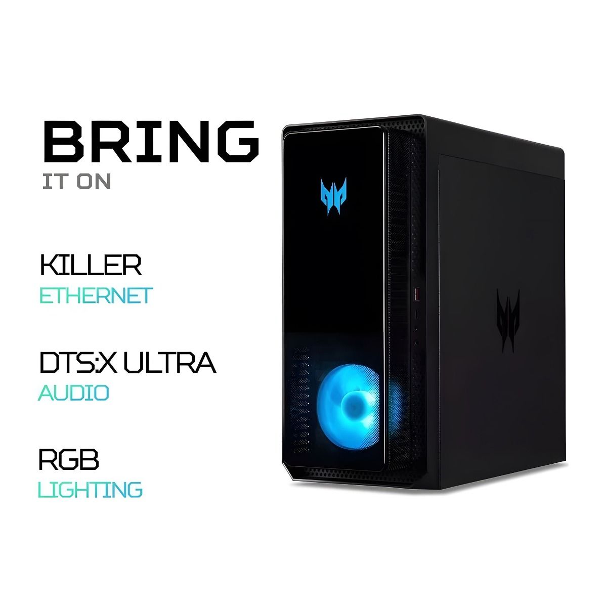 Acer Predator Orion 3000 PO3-650 Desktop Intel i7 13th Gen 16GB 1TB 1TB RTX 3060Ti