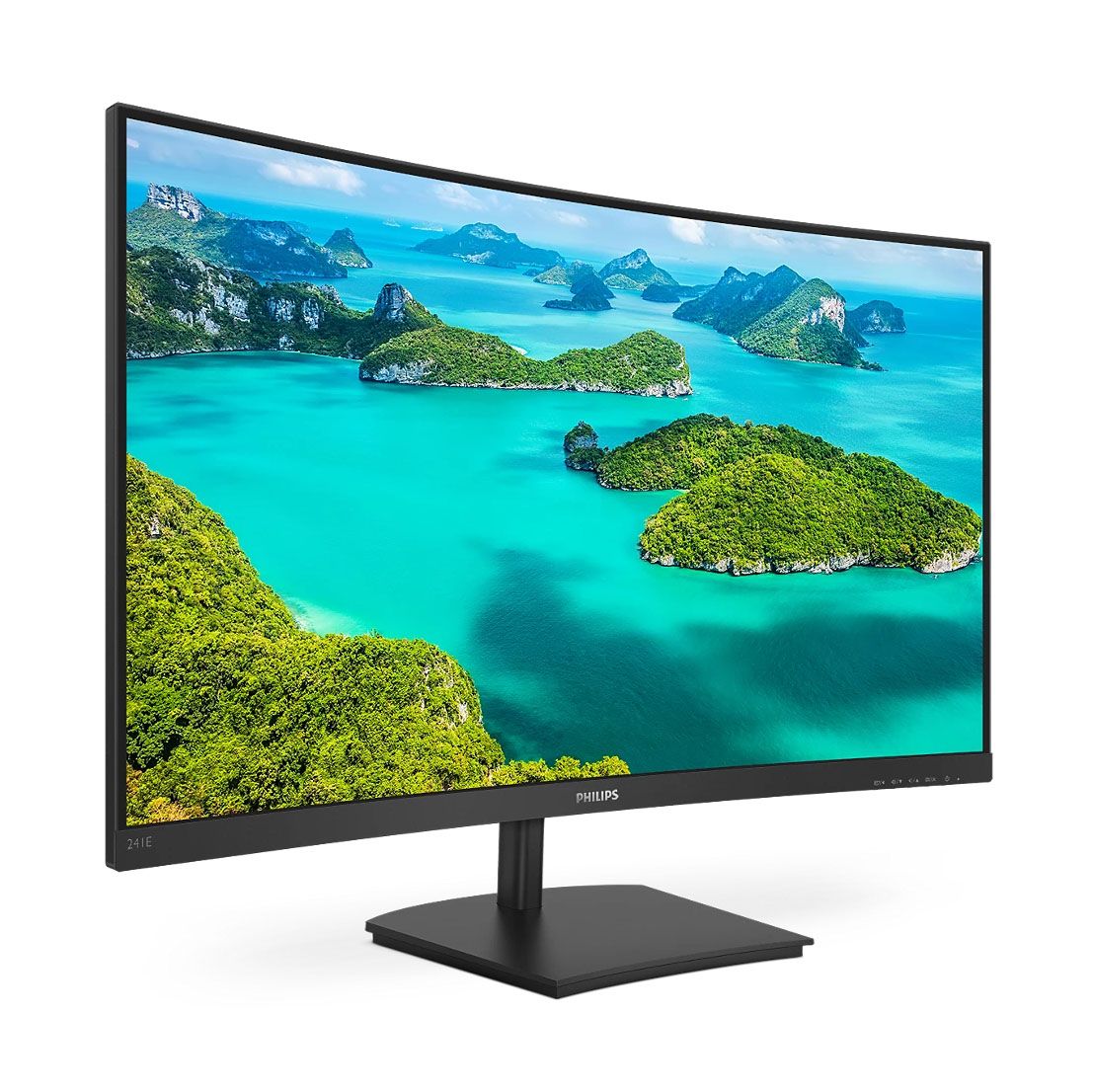 Philips E Line 241E1SCA/00 24" Full HD Curved LCD Monitor AMD FreeSync VGA HDMI