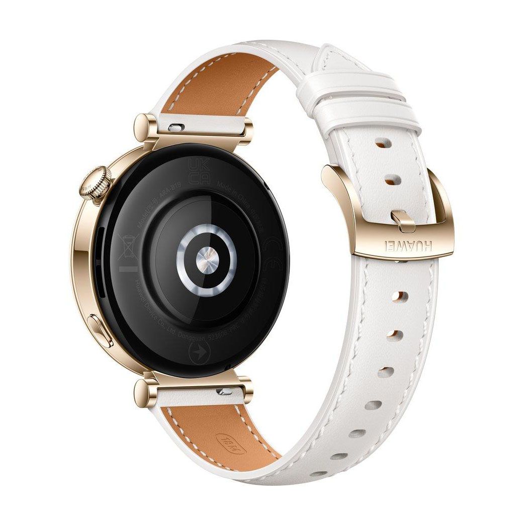 HUAWEI Watch GT 4 in White Smart Sports Waterproof Wi-Fi GPS AMOLED Gold