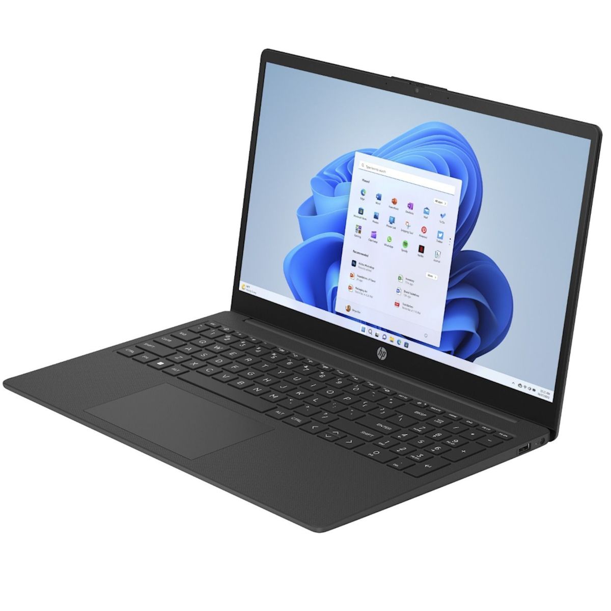 HP 15-fc0017na 15.6" Laptop AMD Ryzen 5 8GB RAM 256GB SSD Black