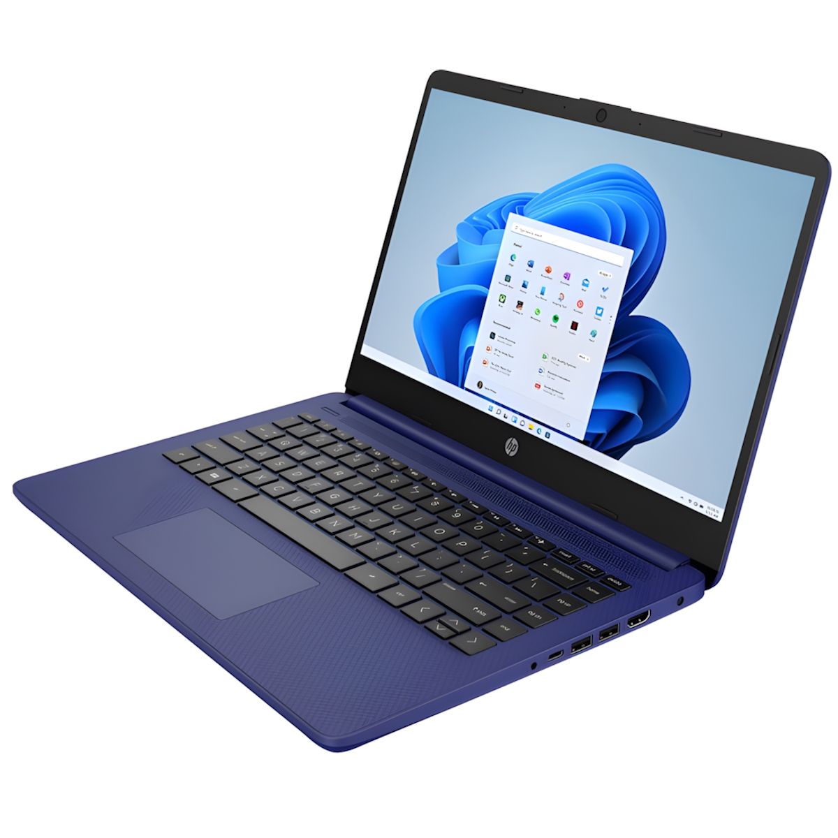 HP Stream 14s-dq0509na 14" Laptop Intel N4120 4GB RAM 128GB SSD Blue