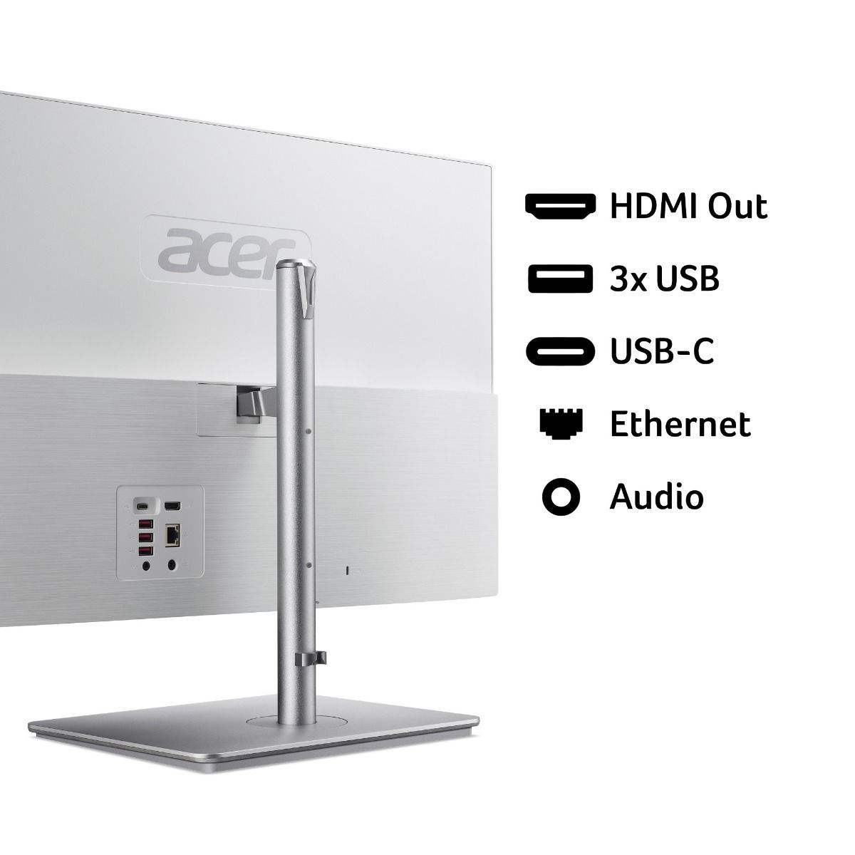 Acer Aspire C27-195ES All-in-One Desktop PC Intel Core Ultra 7 16GB RAM 1TB SSD White