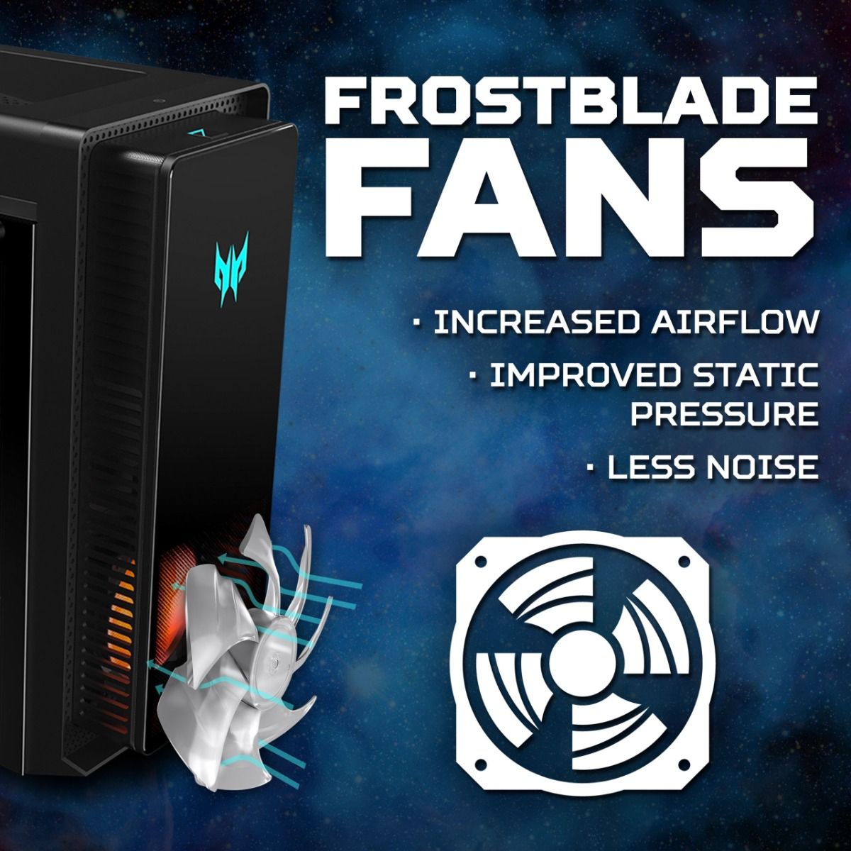 Acer Predator Orion 3000 PO3-655 Gaming PC Intel i7 16GB 1TB RTX 4070 Super