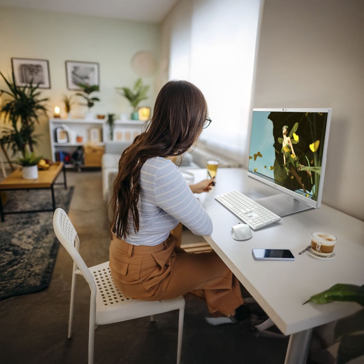 Acer Aspire C27-195ES All-in-One PC Intel Core Ultra 5 16GB RAM 1TB SSD White