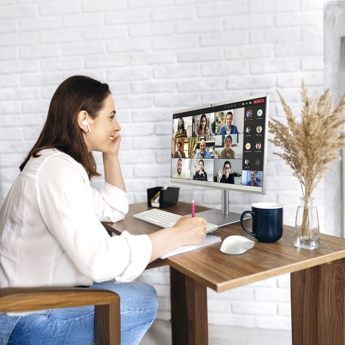 Acer Aspire C27-195ES All-in-One PC Intel Core Ultra 5 16GB RAM 1TB SSD White