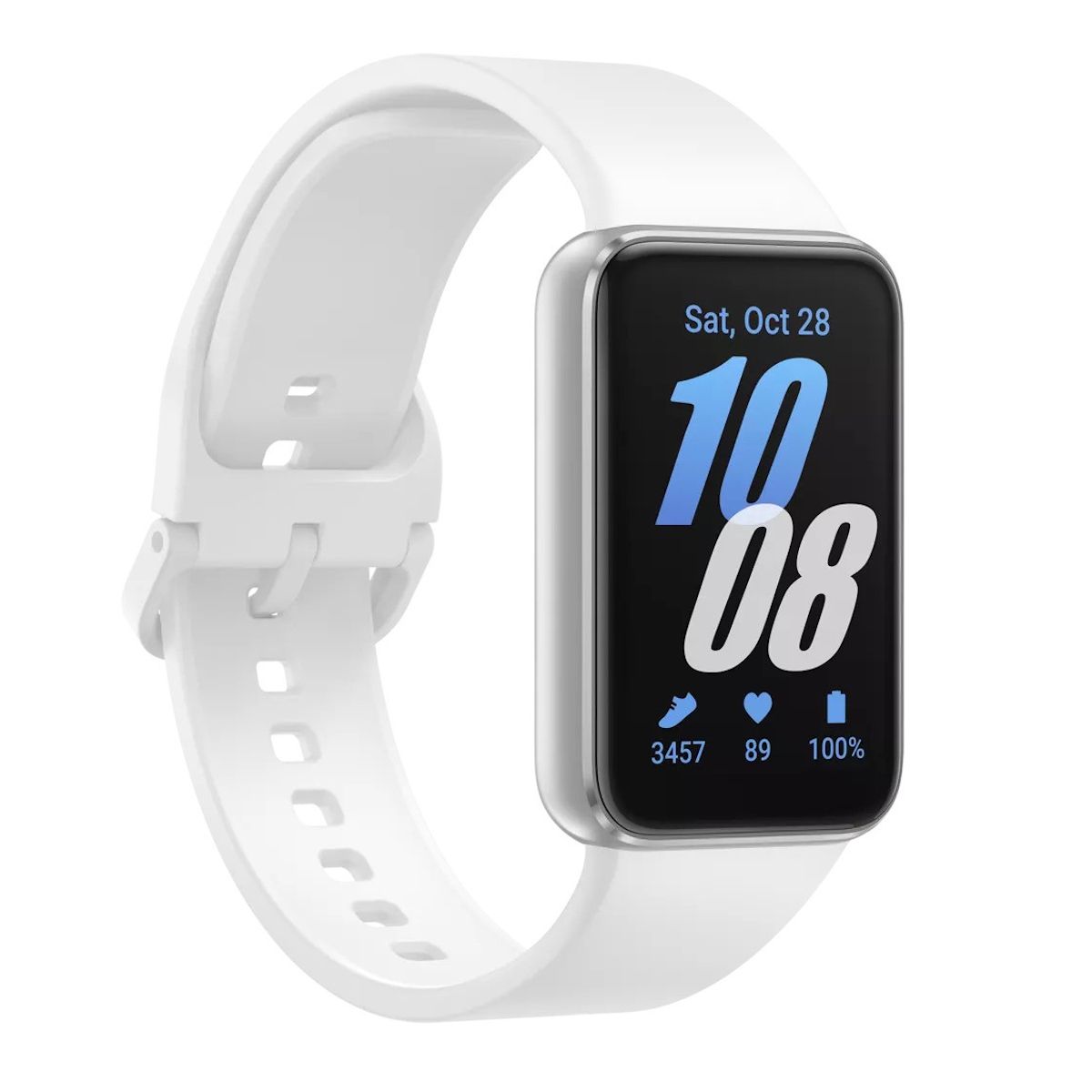 Samsung Galaxy Fit3 Bluetooth 40mm Watch 1.6" AMOLED Display Health Tracking Silver