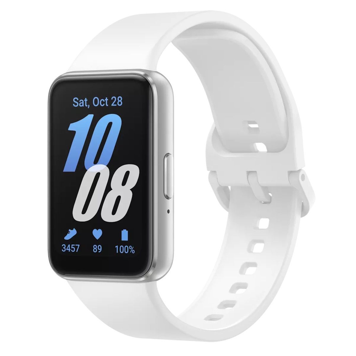 Samsung Galaxy Fit3 Bluetooth 40mm Watch 1.6" AMOLED Display Health Tracking Silver