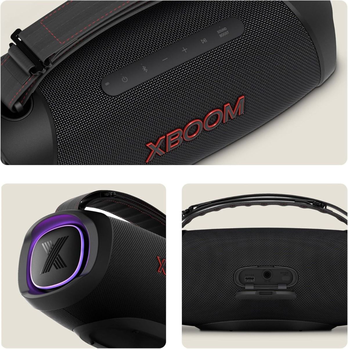 LG XBOOM Go XG8T Portable Speaker Water Resistant 15 Hour Battery