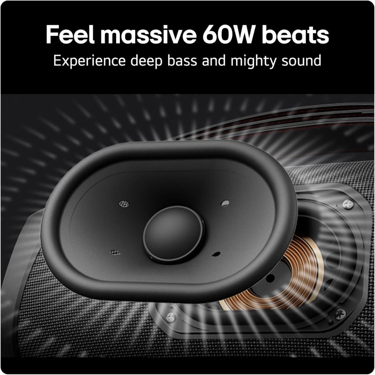 LG XBOOM Go XG8T Portable Speaker Water Resistant 15 Hour Battery