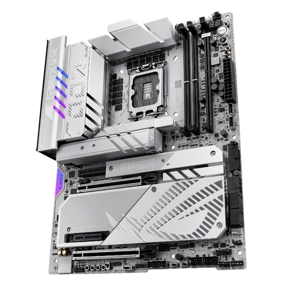 ASUS ROG Maximus Z890 APEX ATX Motherboard DDR5 PCIe 5.0 Wi-Fi 7 Silver/White