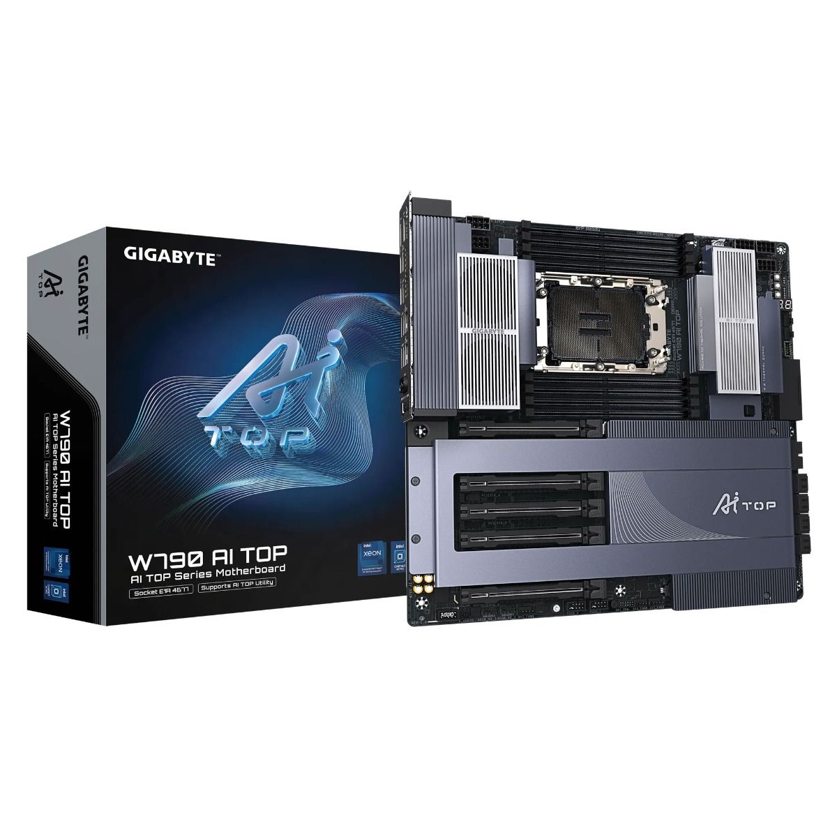 GIGABYTE W790 AI TOP Dual Xeon Compatible Motherboard w/ Thermal Armor