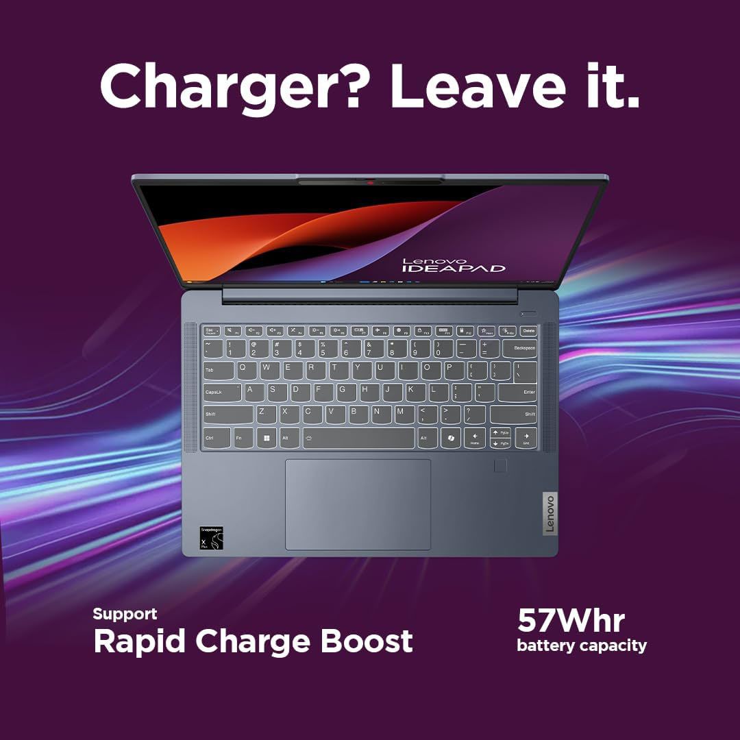 Lenovo IdeaPad Slim 5 14Q8X9 14" OLED Laptop Snapdragon X Plus 16GB 1TB Blue