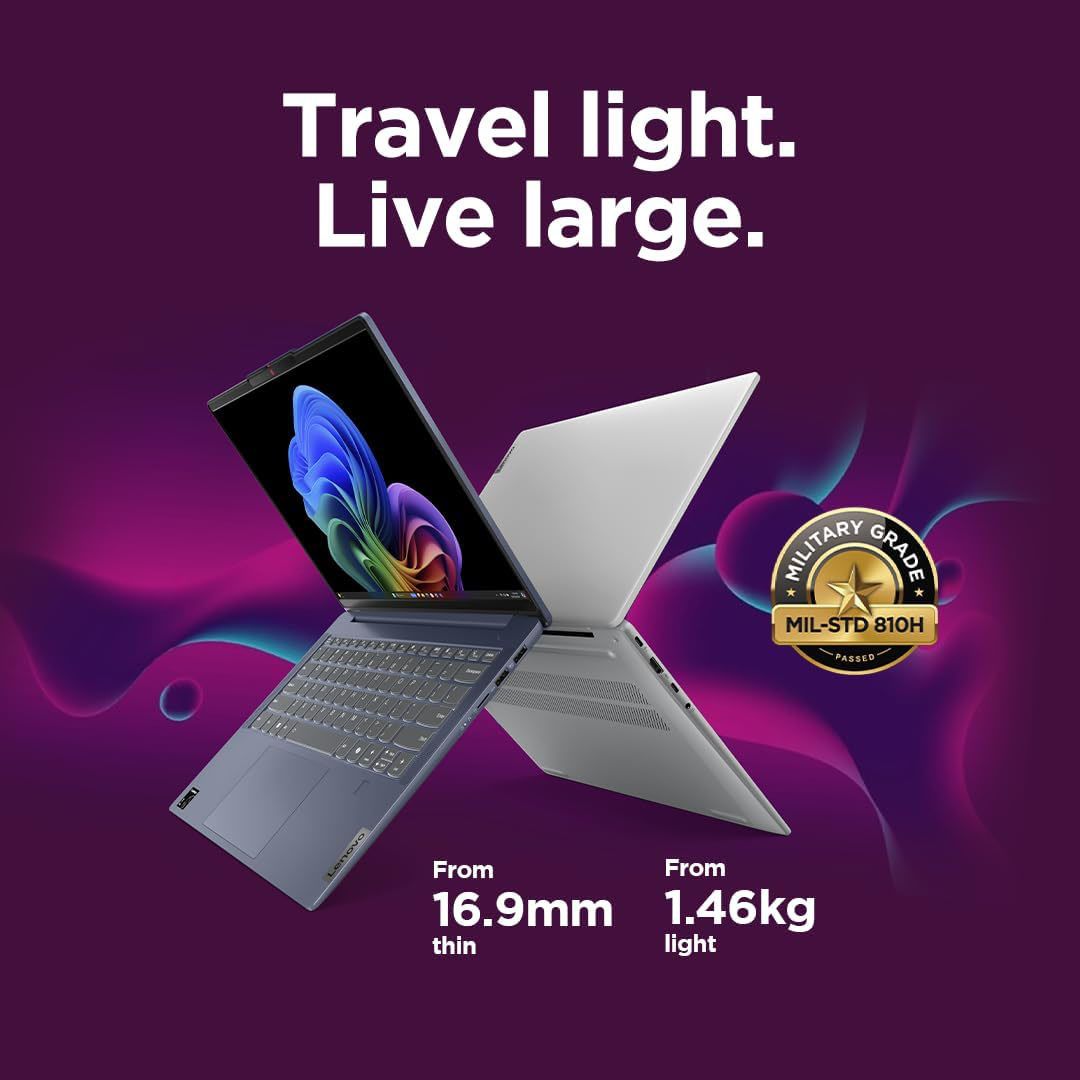 Lenovo IdeaPad Slim 5 14Q8X9 14" OLED Laptop Snapdragon X Plus 16GB 1TB Blue