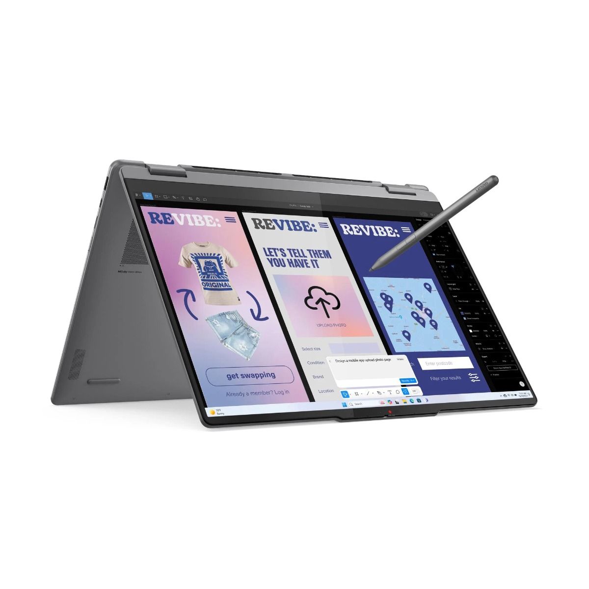 Lenovo Yoga 7 16ILL10 16" 2-in-1 OLED Laptop Intel Ultra 7 32GB RAM 1TB SSD Grey