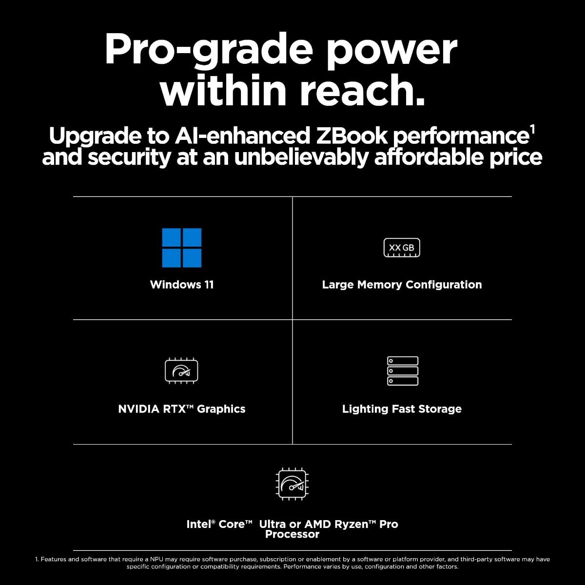 HP ZBook Power G11 Workstation 16" Laptop Intel Core Ultra 32GB 1TB RTX 1000