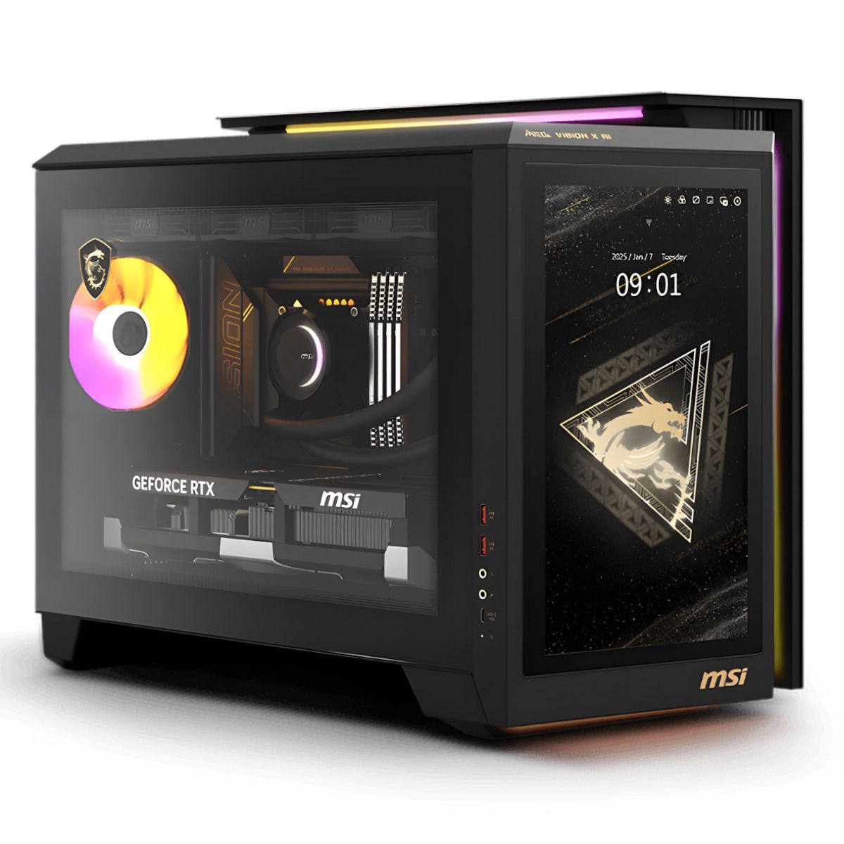 MSI MEG Vision X AI Gaming PC FHD Touch Intel Core Ultra 9 64GB 2TB RTX 5090