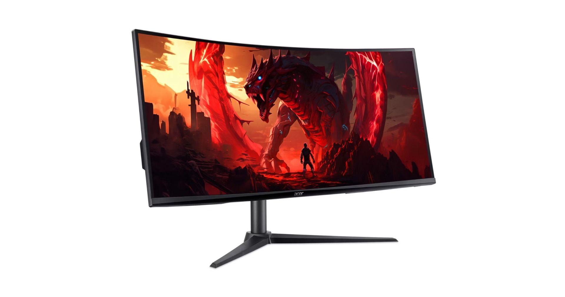 Acer Nitro XZ2 XZ342CU V3 34" Quad HD Curved Gaming Monitor 180Hz Refresh 1ms
