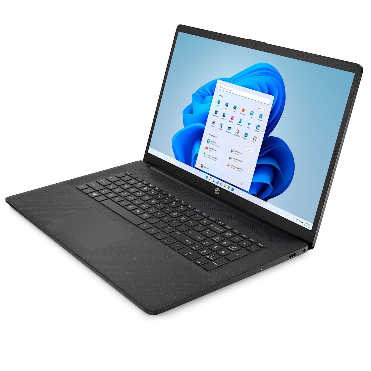 HP 17-cn3008na 17.3" Full HD Laptop Intel N100 4GB RAM 128GB SSD Black