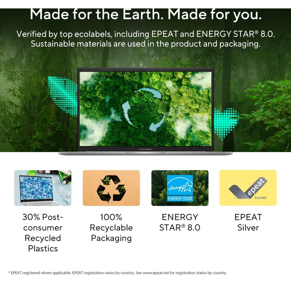 ASUS Vivobook 15 X1504 Laptop Intel Core i3 13th Gen 8GB RAM 512GB SSD