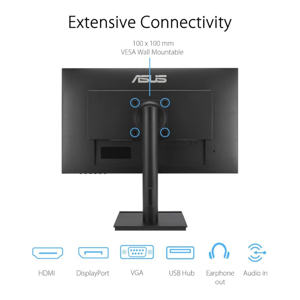 ASUS VA27DQFS 27" Full HD Business Monitor 100Hz Refresh 1ms Response