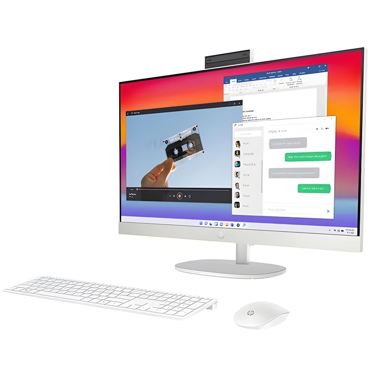 HP 24-cr2002na 23.8" All-in-One Desktop PC Intel Ultra 5 8GB RAM 1TB SSD