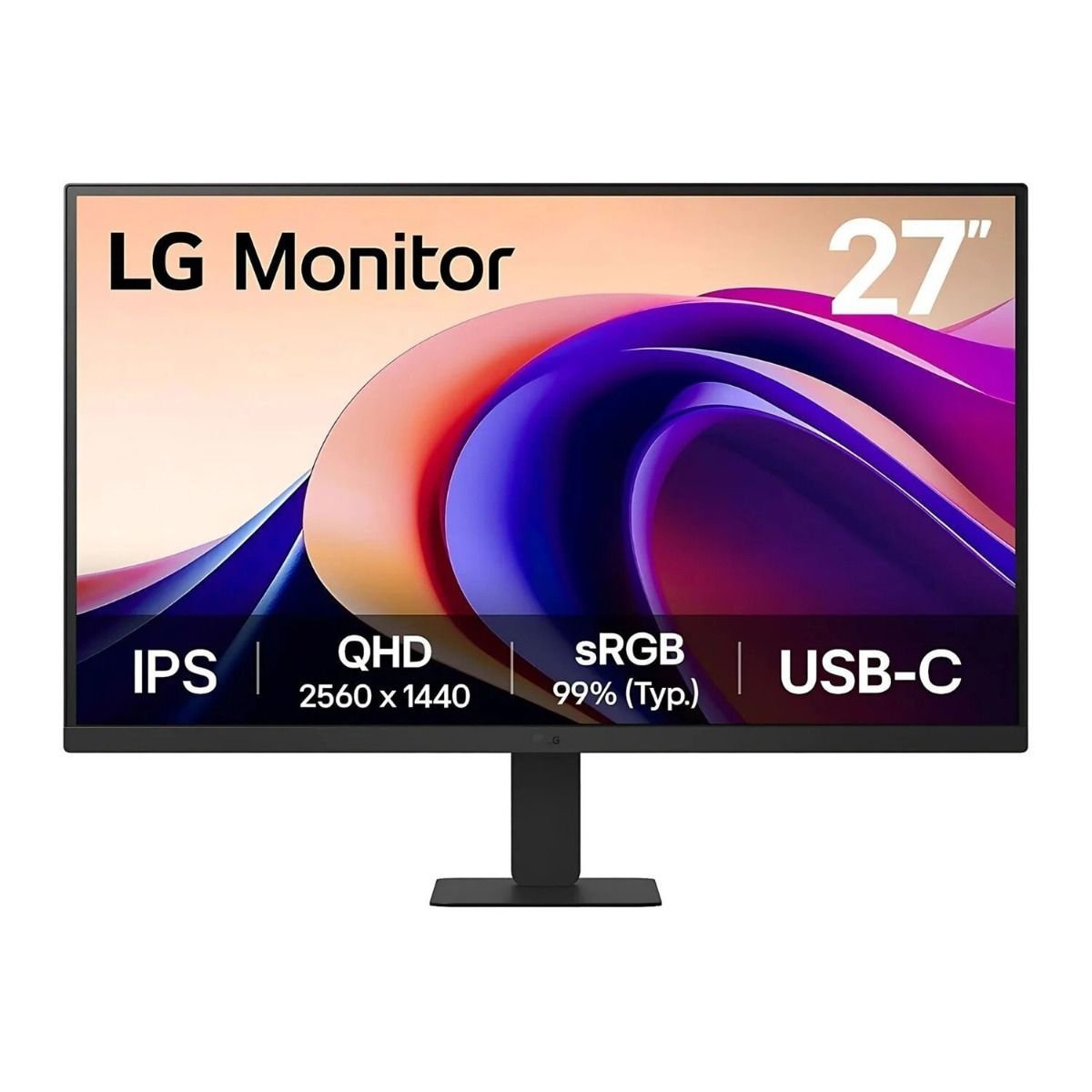 LG 27U631A-B 27" Quad HD IPS Monitor 100Hz Refresh 5ms Response USB C PD