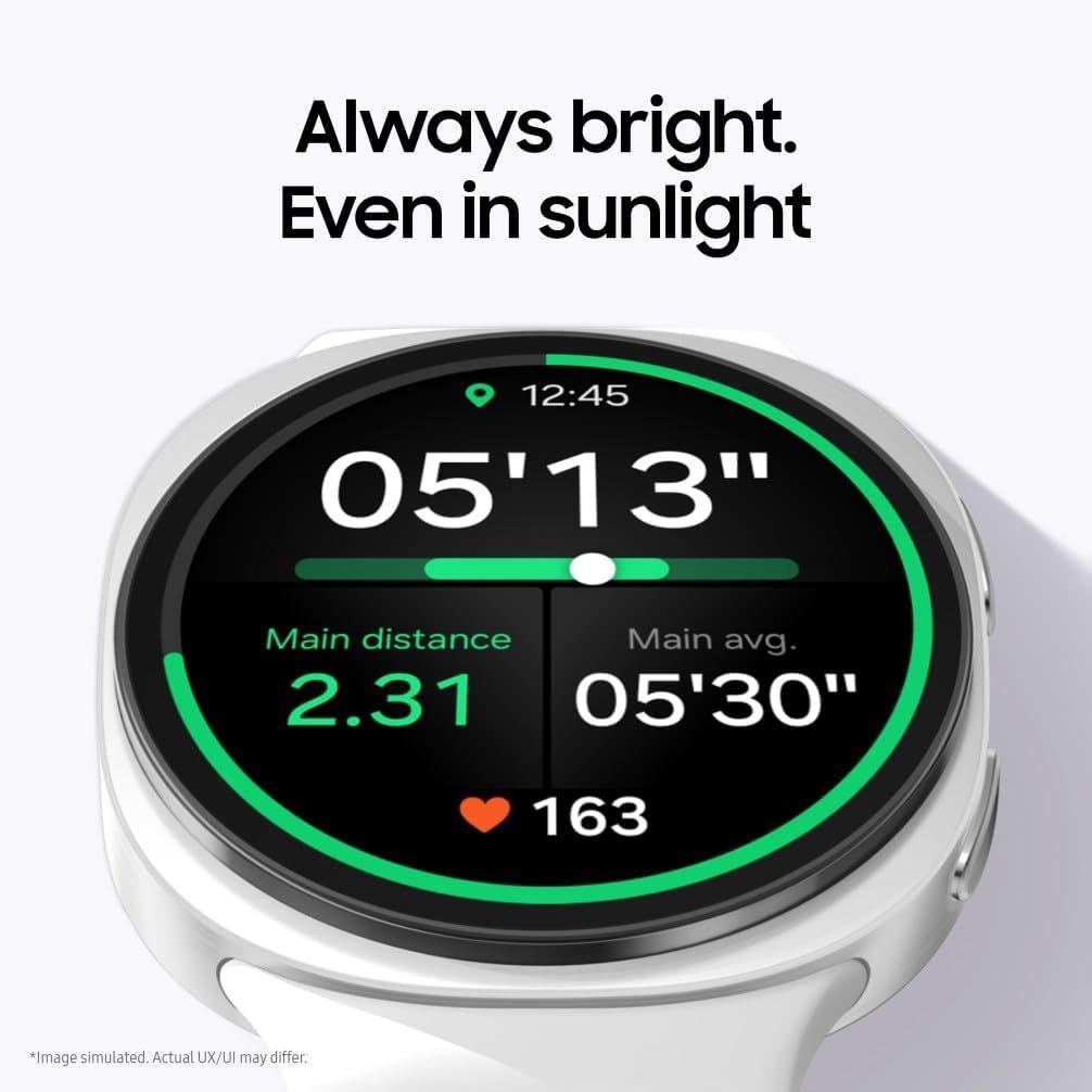 Samsung Galaxy Watch8 Bluetooth 44mm 1.5" AMOLED Display 32GB Storage Silver
