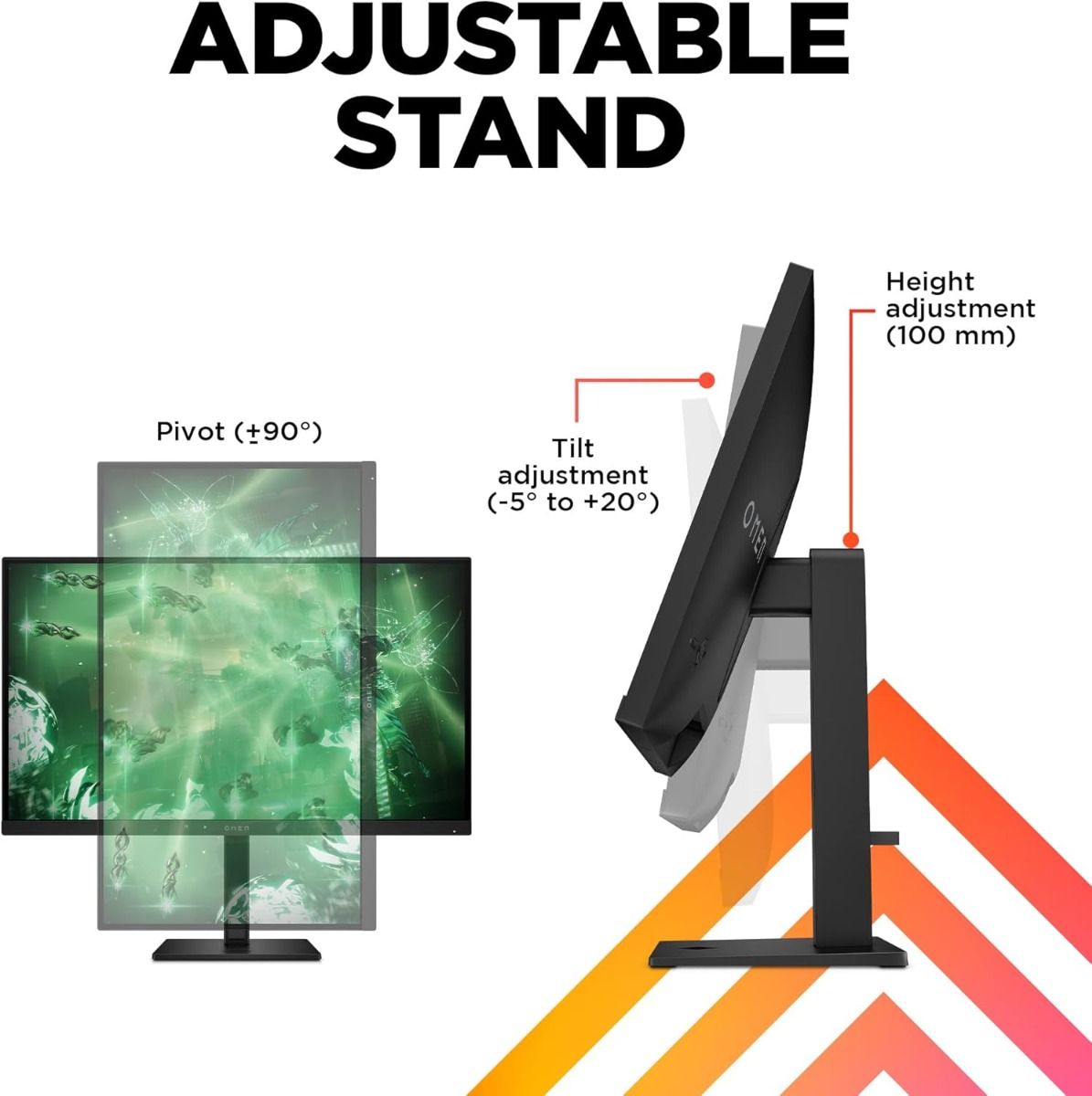 HP Omen 27q 27" Quad HD IPS Gaming Monitor 165Hz Refresh 1ms Response HDR 400