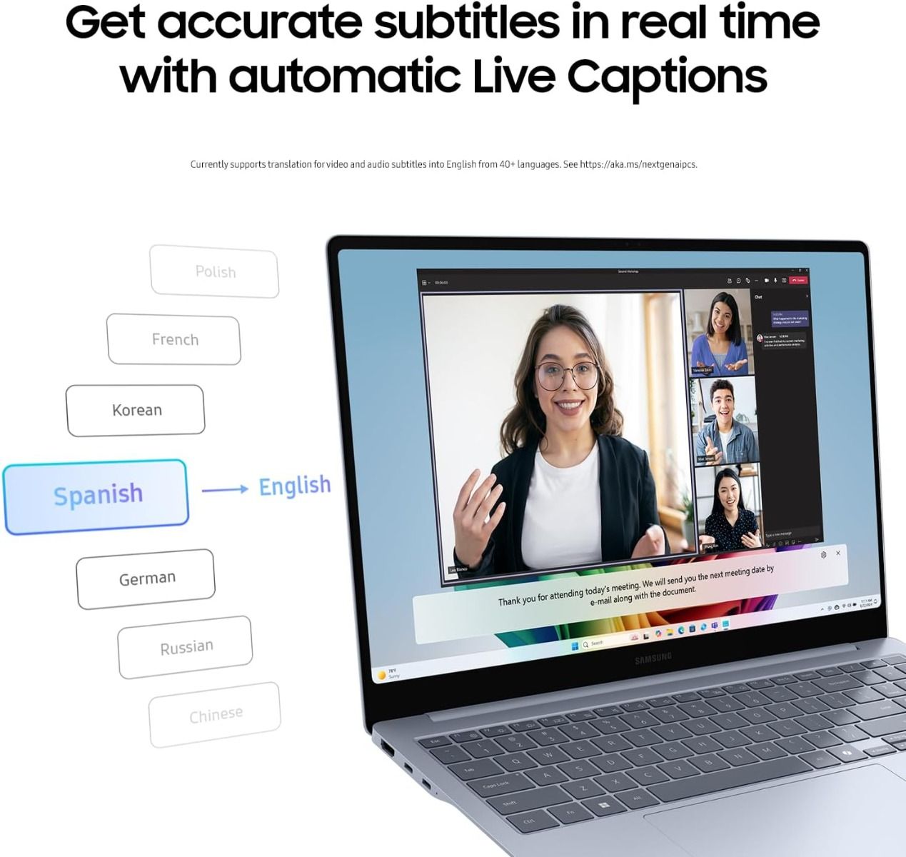 Samsung Galaxy Book4 Edge 15.6" Laptop Snapdragon X Plus 16GB RAM 512GB Blue