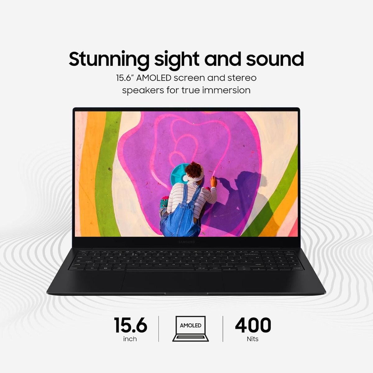 Samsung Galaxy Chromebook Plus 15.6" AMOLED Laptop Intel Core 5 8GB RAM 256GB SSD ChromeOS