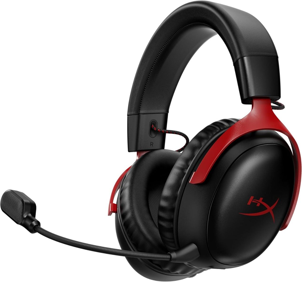 Hyper X Cloud III Wireless Over-Ear Gaming Headset - Black and Red