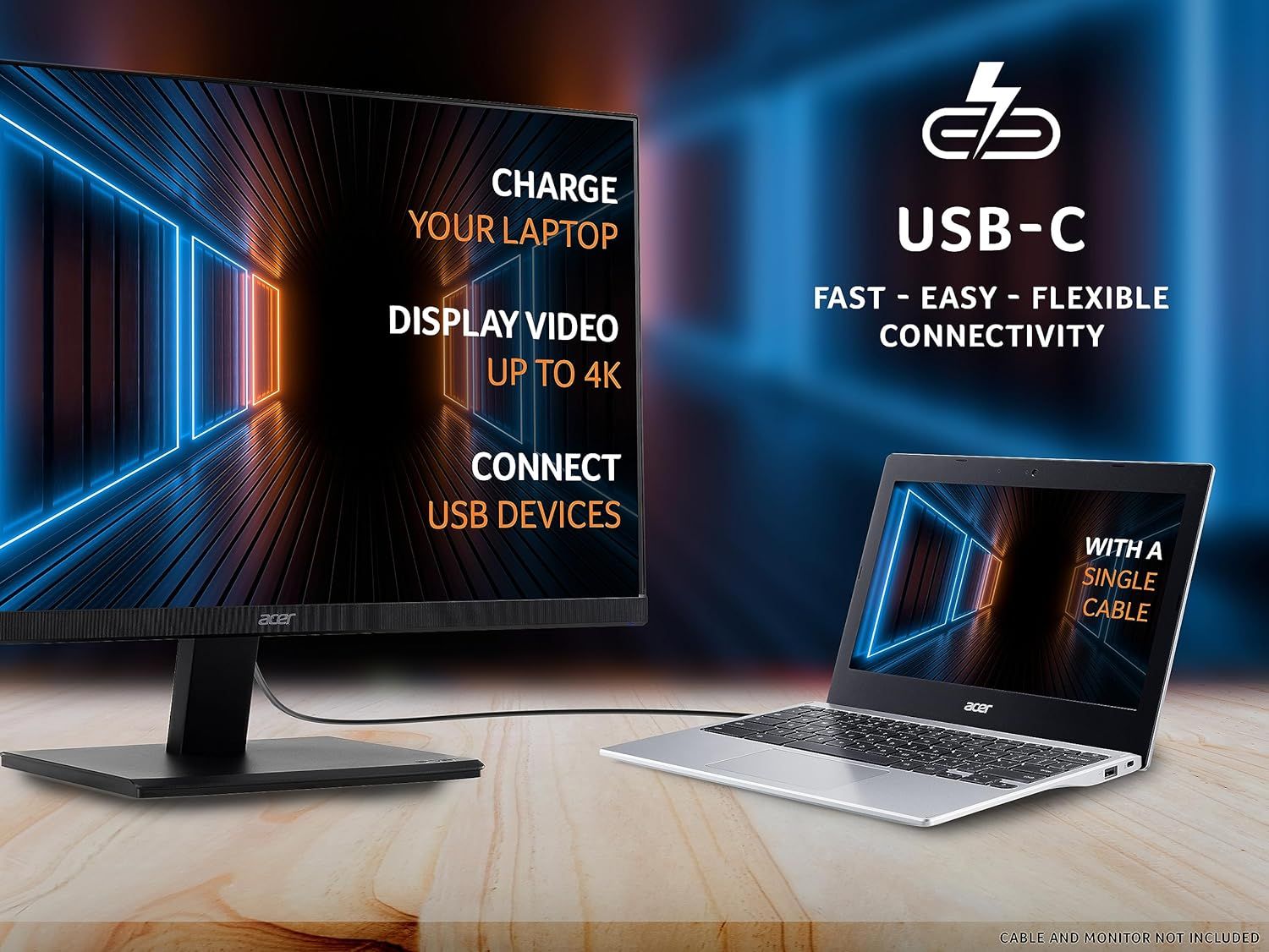 Acer Chromebook 311 11.6" Laptop MediaTek ARM CPU 4GB RAM 64GB eMMC Storage Silver