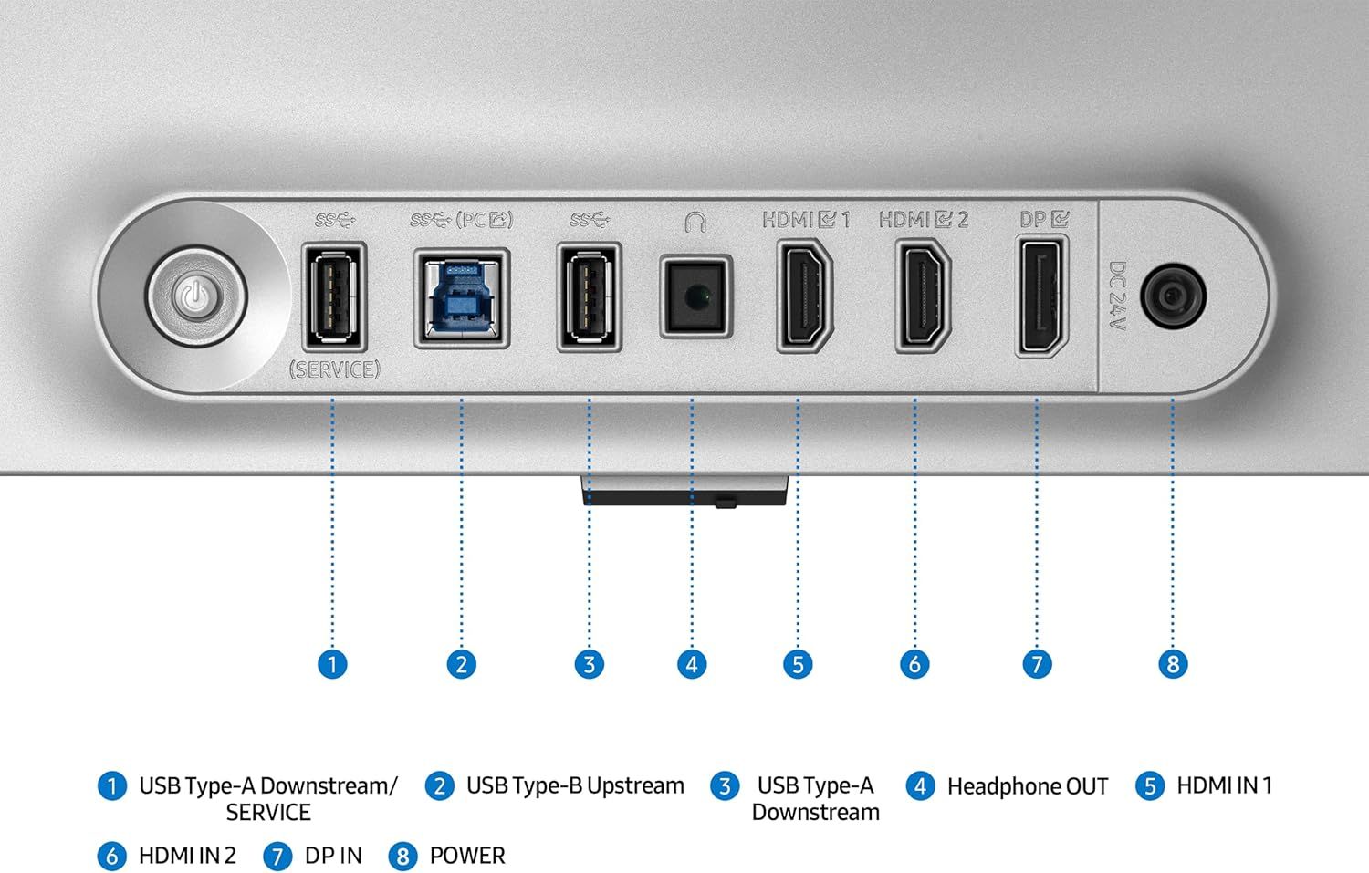 Samsung Odyssey OLED G81SF 32" 4K Monitor 240Hz 0.03ms Silver