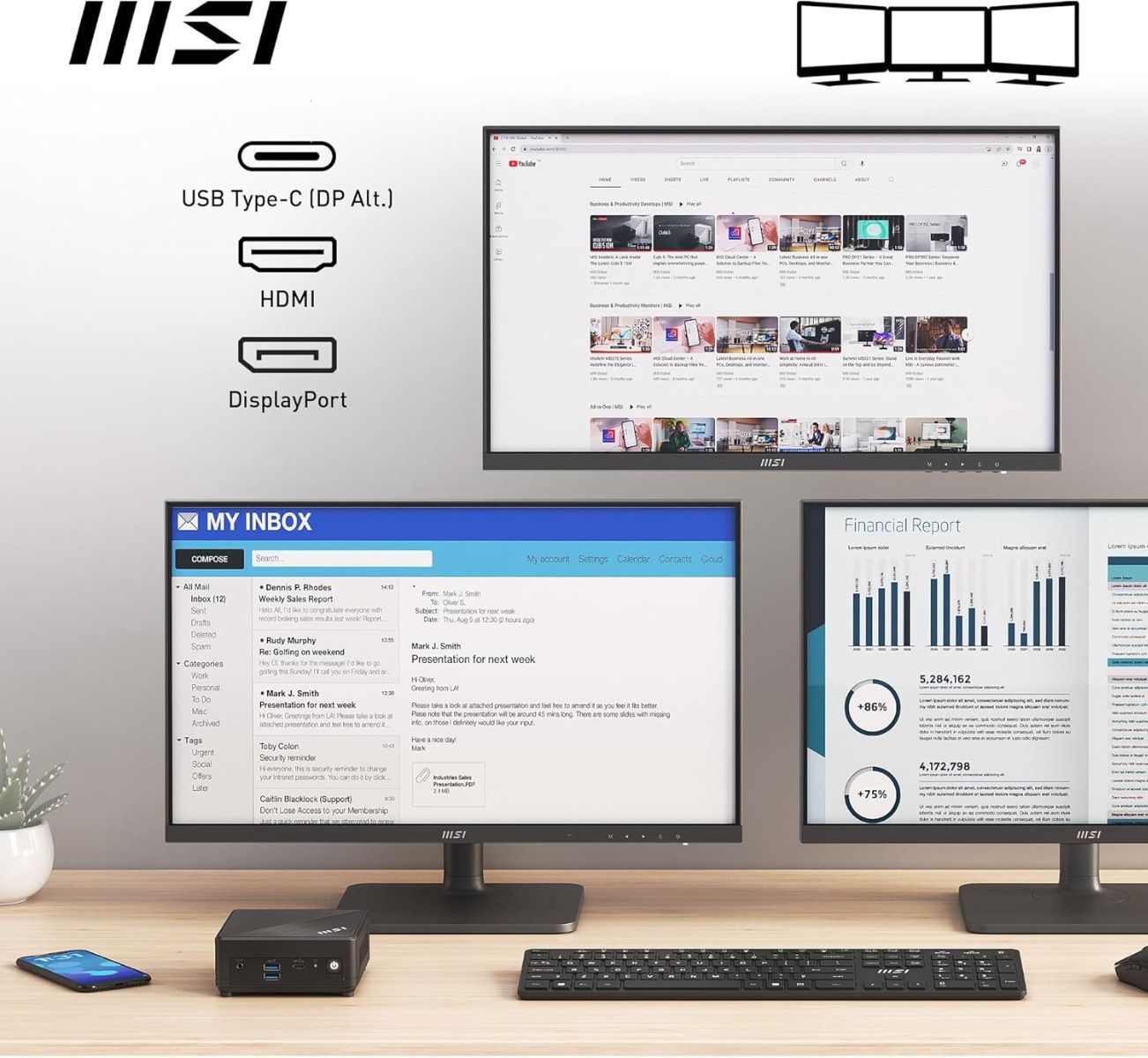 MSI Cubi N ADL Barebone Mini PC Intel N200 No RAM No SSD No OS