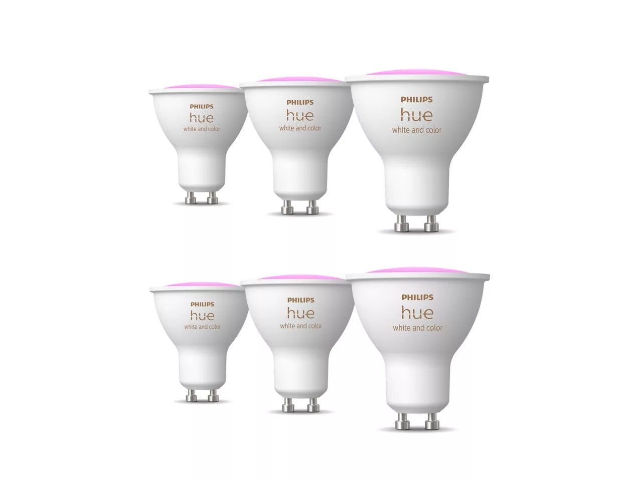Philips Hue Ambiance White & Colour GU10 6 Pack