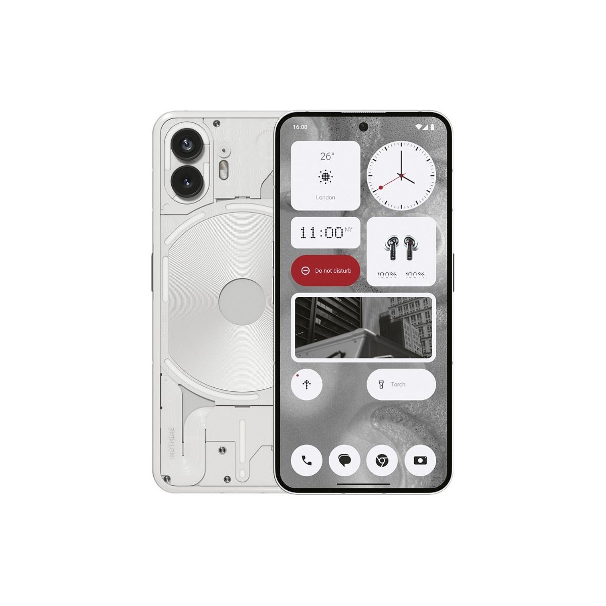 Nothing Phone (2) 6.7" 120Hz AMOLED Snapdragon 8+ 12GB 256GB Android White