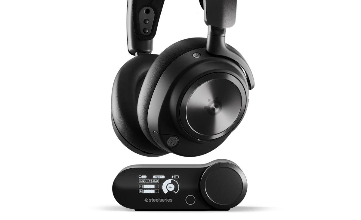 SteelSeries Arctis Nova Pro Wireless Headset ANC Dual USB Connections Spatial Audio