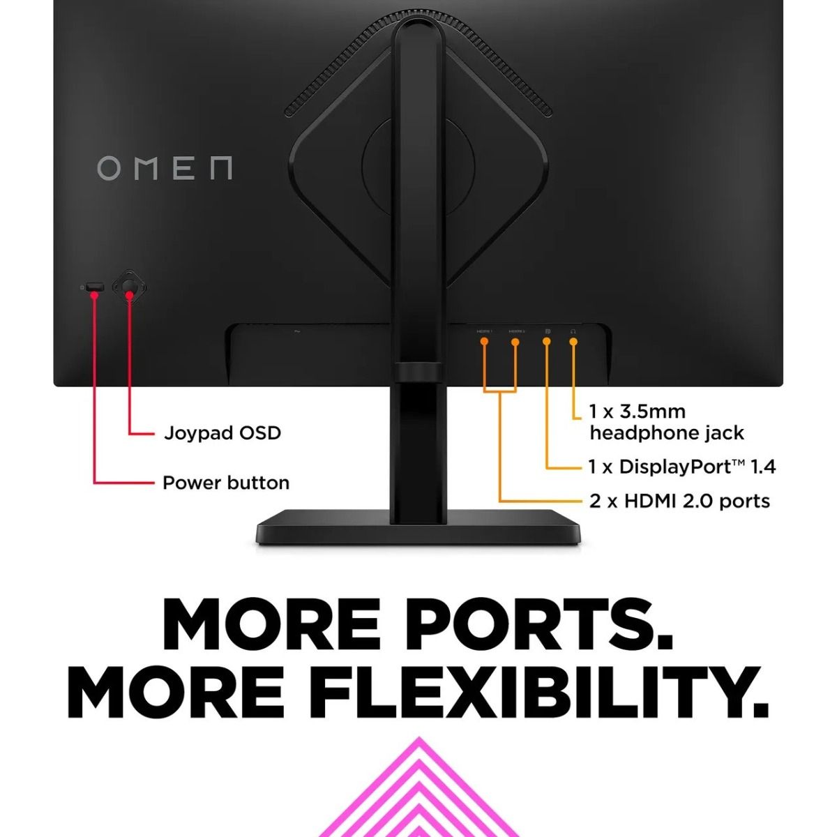 HP Omen 24 23.8" Full HD IPS Gaming Monitor 165Hz Refresh 1ms Response