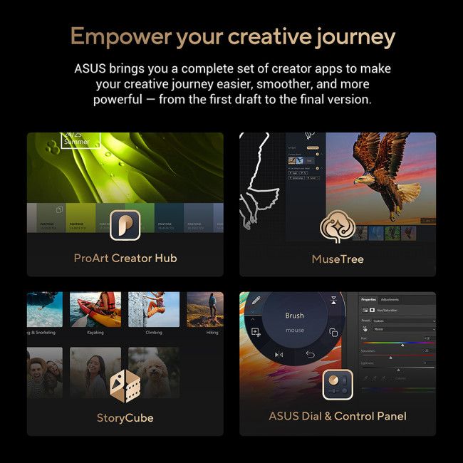 ASUS ProArt P16 H7606 16" 4K OLED Touchscreen Laptop Ryzen AI 9 32GB RAM 2TB SSD RTX 4070