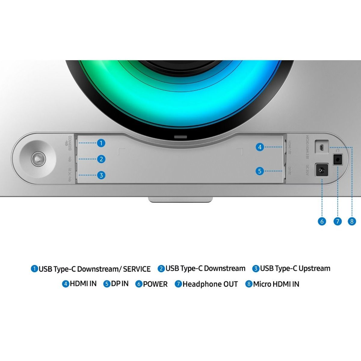 Samsung Odyssey G93SD 49" DQHD OLED Curved Monitor 240Hz 0.03ms 1800R